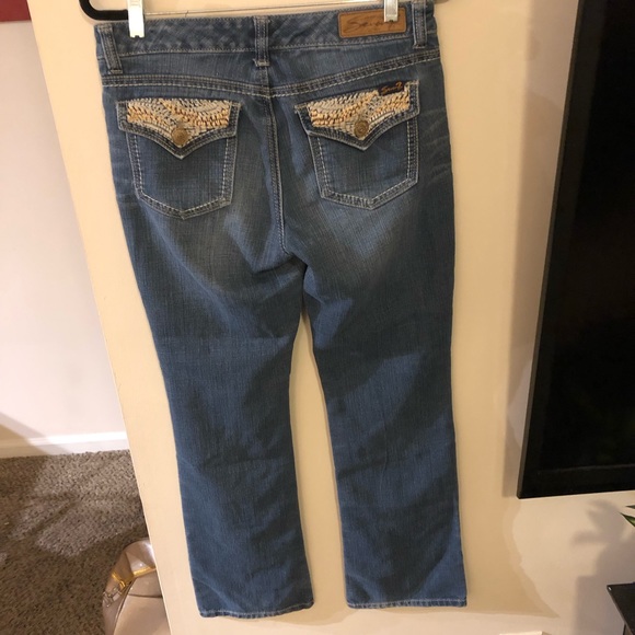 Seven7 slim boot cut jeans sz 10 - Picture 4 of 5